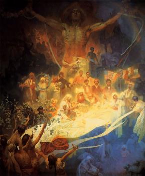 阿爾豐斯 穆夏 The Apotheosis of the Slavs 阿爾豐斯 穆夏 The Apotheosis of the Slavs